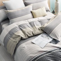 天絲床包枕套薄被套組 獨立筒床墊可用 紳士品格