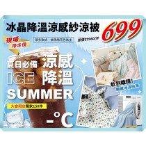 冰美式 冰晶降溫涼感被 大會帶走價一件699元 【年會限定】